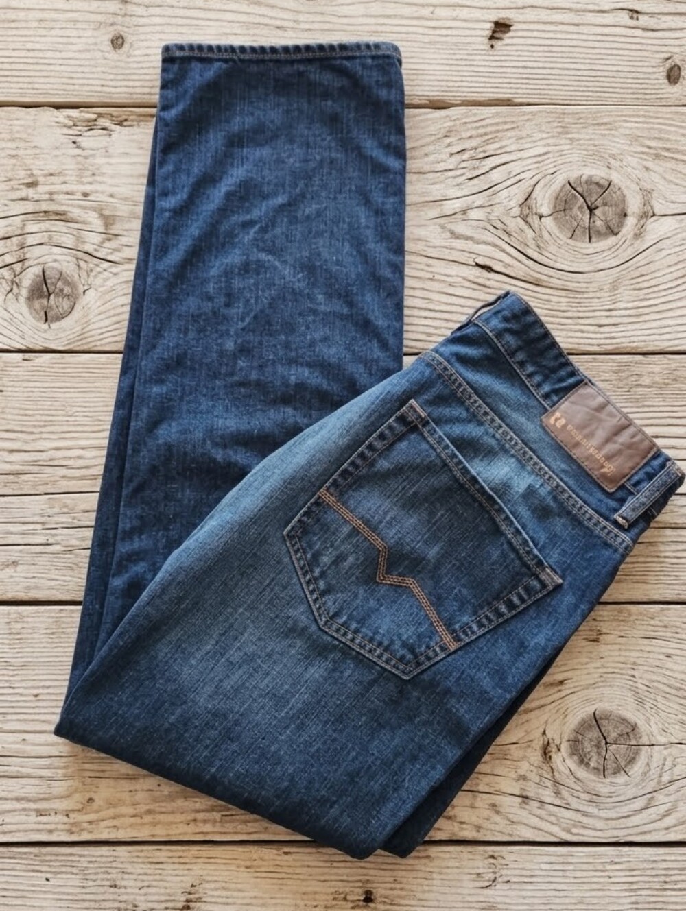 HUGO BOSS Orange 25 Regular Straight Leg Jeans Men's 36x32